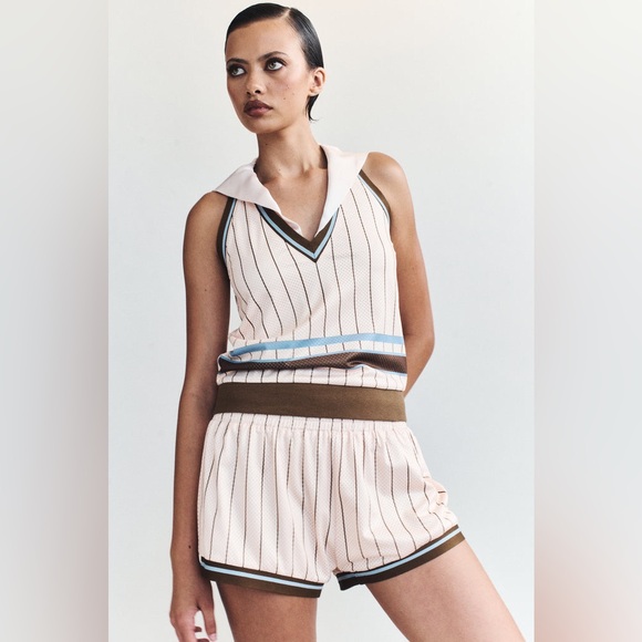 With jean mickey top and shorts set size M - Picture 2 of 6